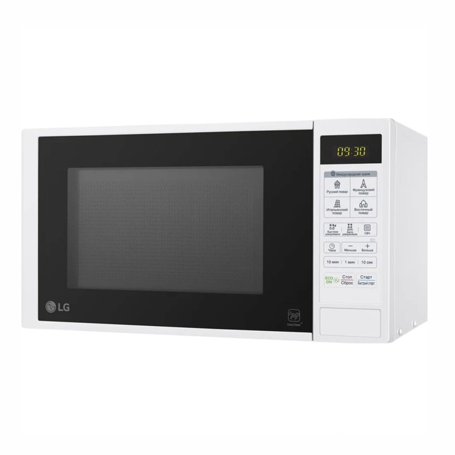 Печь микроволновая 20л белый LG MS20R42D соло