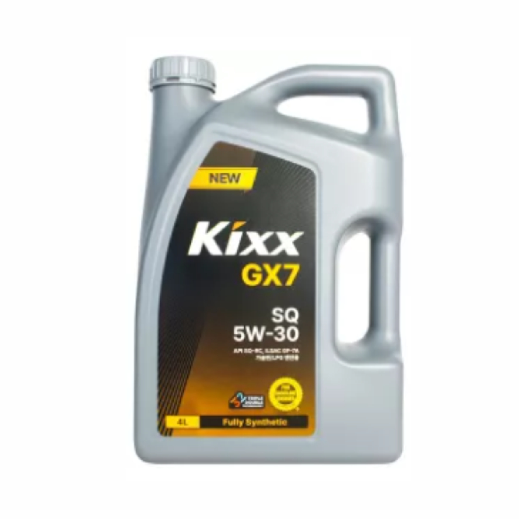 Масло моторное 5W-30, 4л (синтетика), Kixx GX7 SQ API SQ-RC, ILSAC GF-7A (бензин)