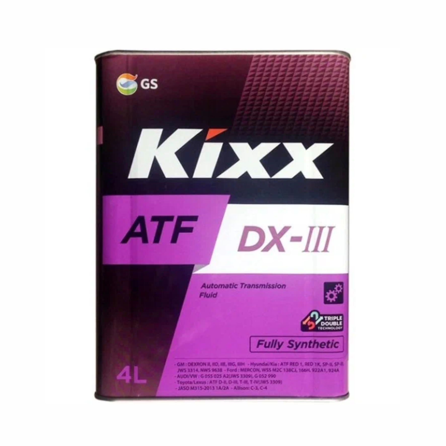 Масло трансмиссионное ATF DX-III, 4 л Kixx (синтетика)