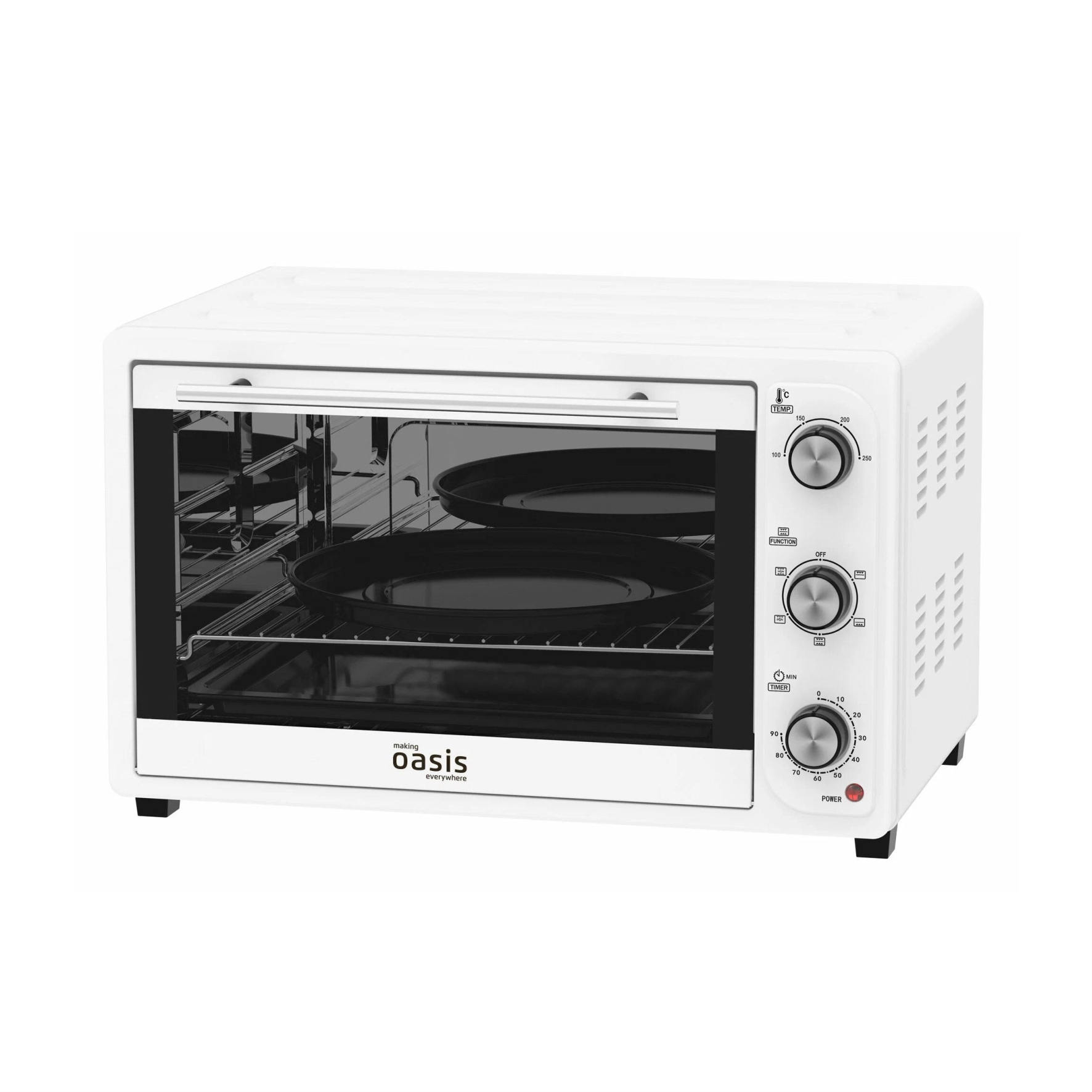 Мини-печь 60л белый making Oasis everywhere M-60СW2