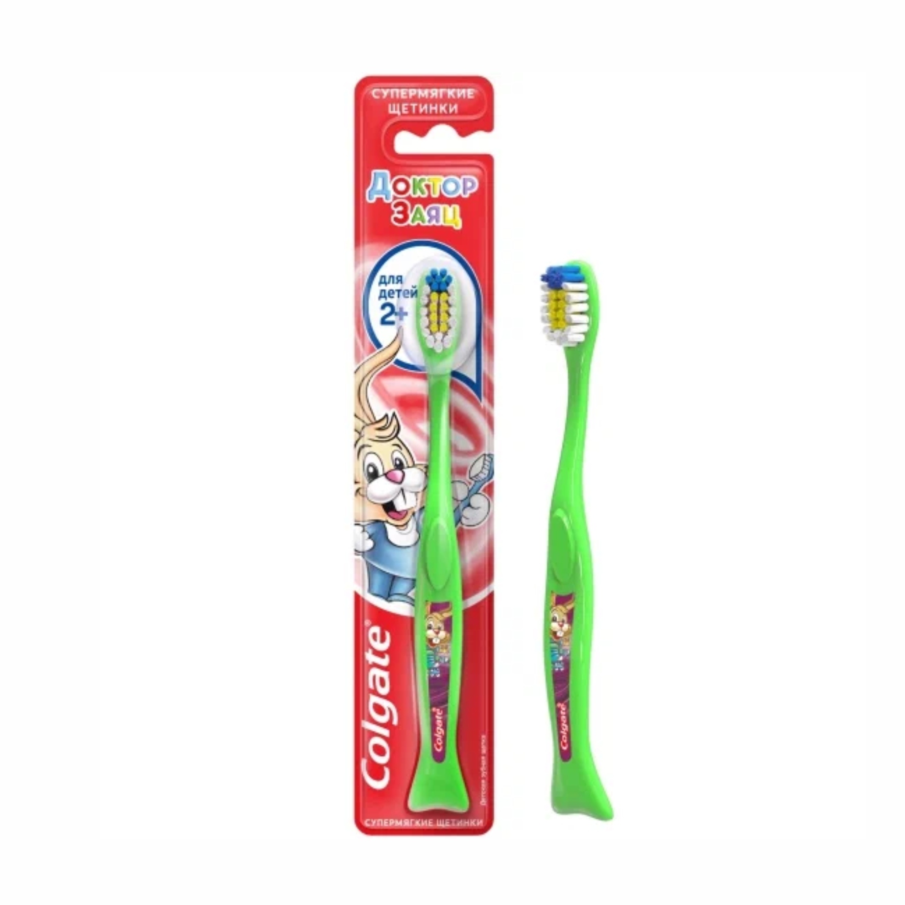 Зубная щетка Colgate Доктор Заяц 2+