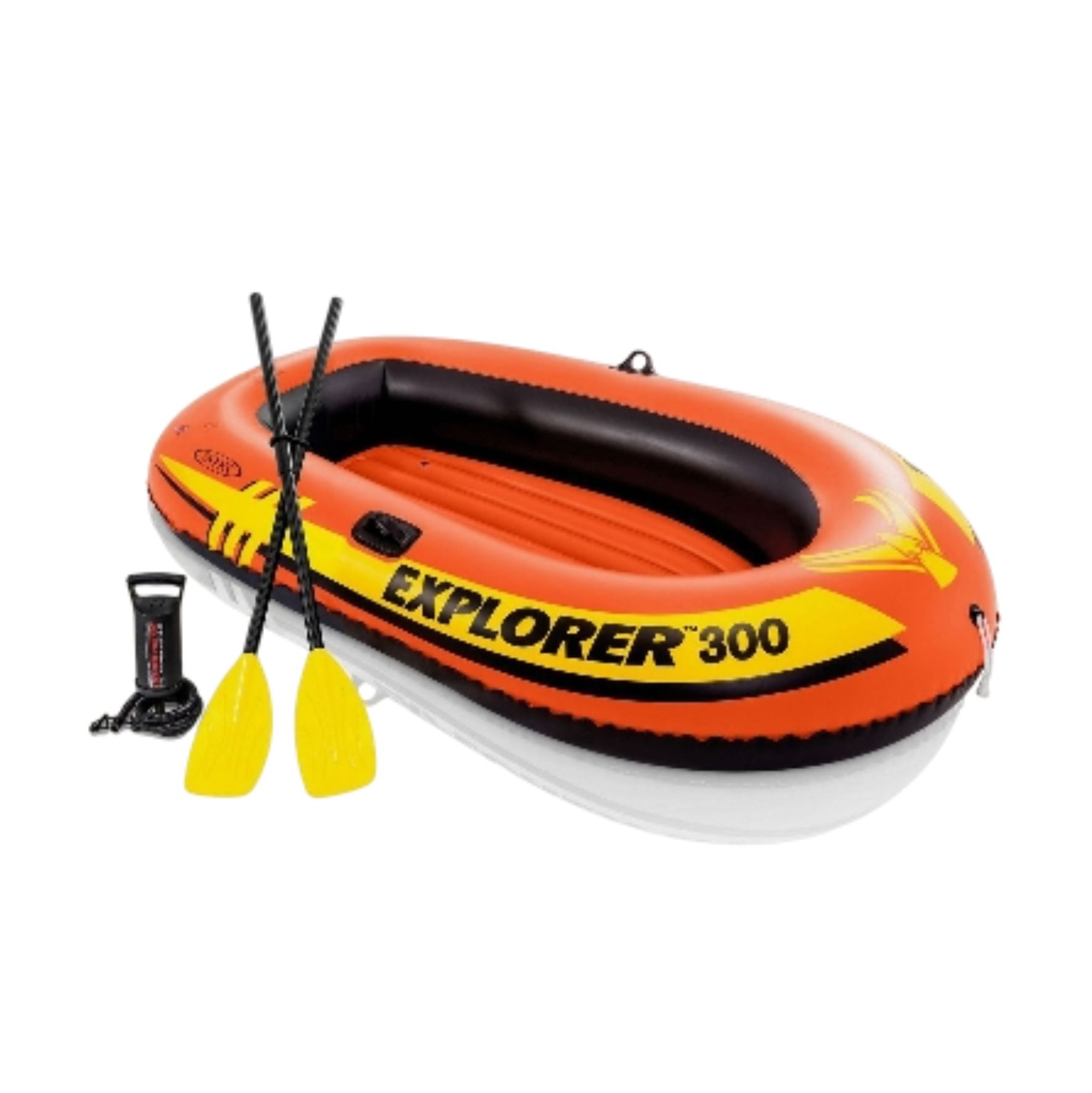 Надувная лодка "Explorer 300" 211х117х41см, вёсла 59623, насос 69613, от 6 лет, до 186