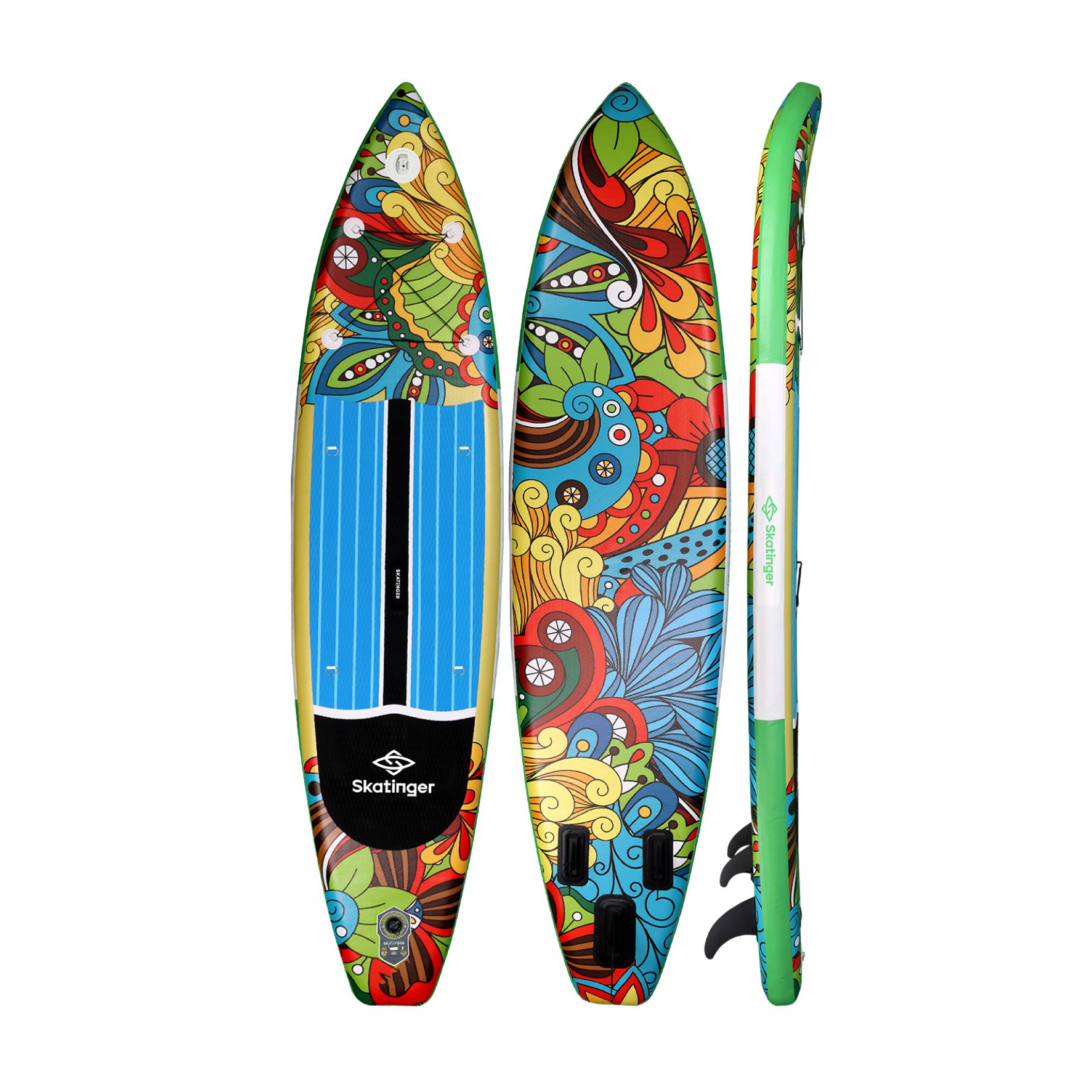 Сапборд (SUP-доска) 11.6' Skatinger Sylva, с веслом, 350*81*15 см (арт.WH203)