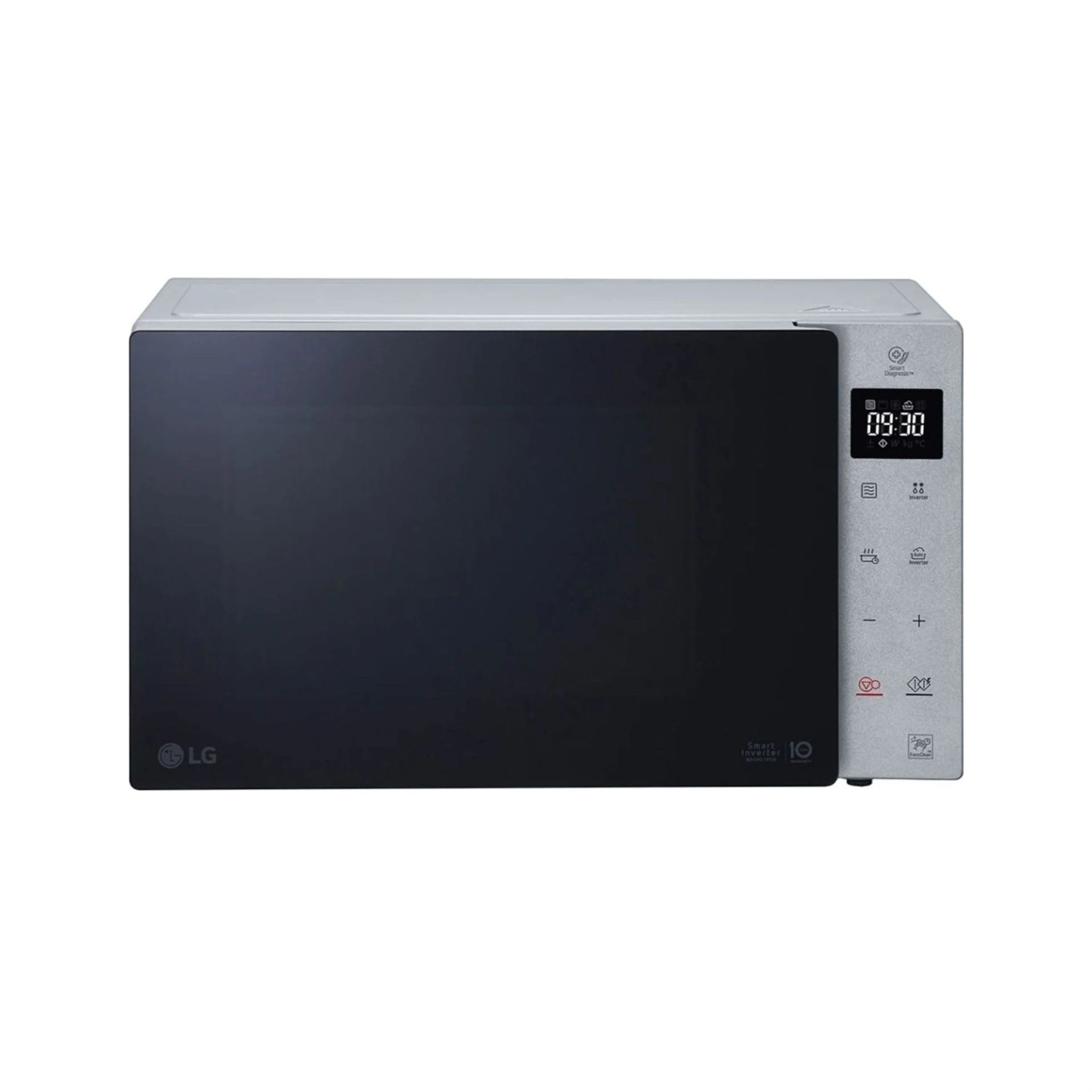 Печь микроволновая 25л LG MW25R35GISL серый соло