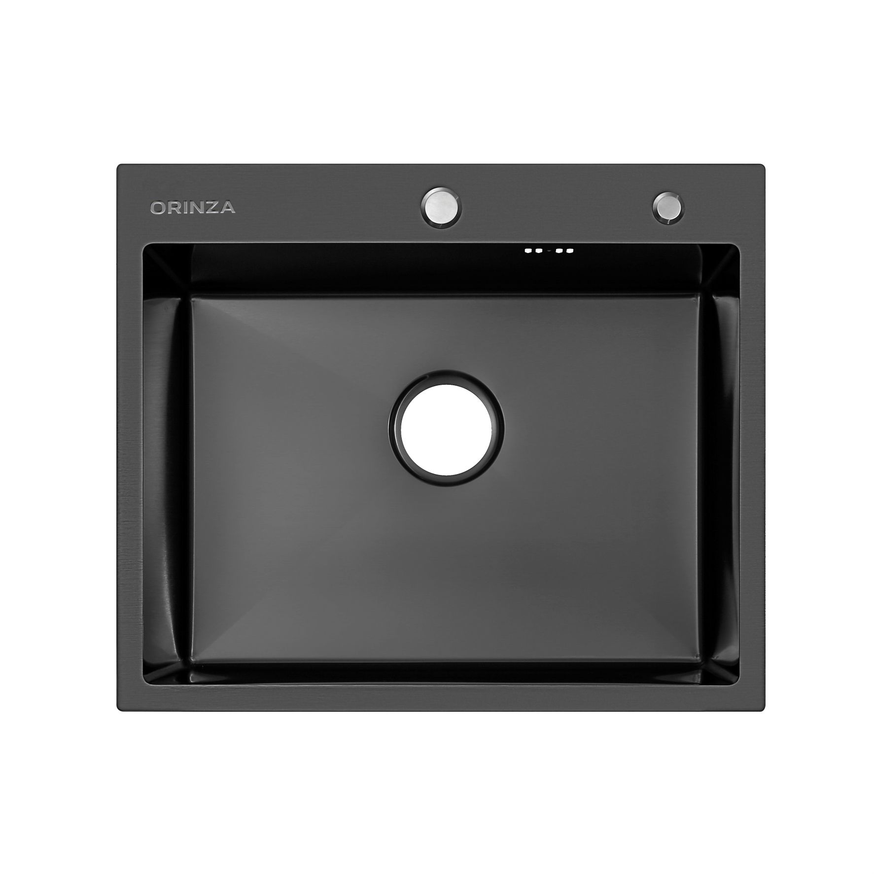Кухонная мойка ORINZA.600.505.BLACK из нержавеющей стали