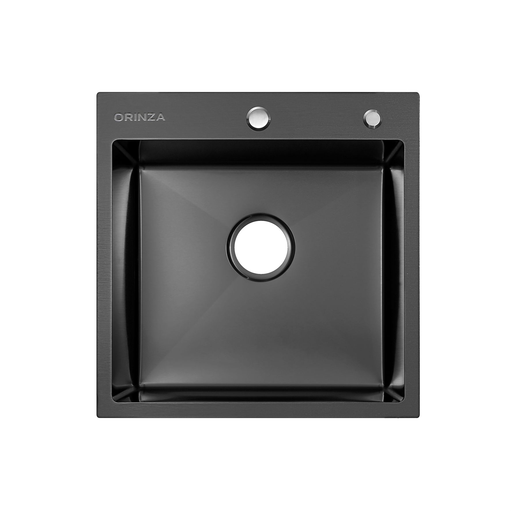 Кухонная мойка ORINZA 500.505.BLACK из нержавеющей стали