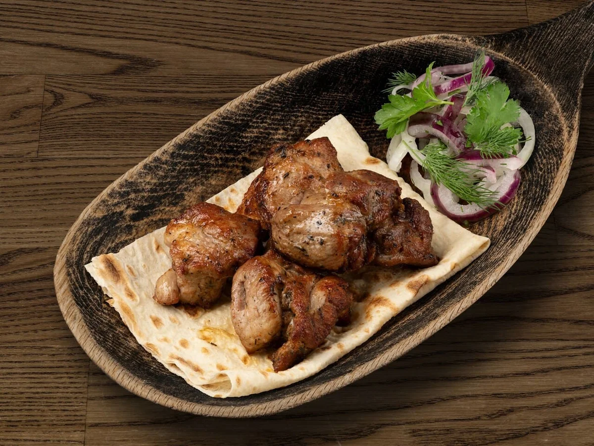 Шашлык из свиной шеи