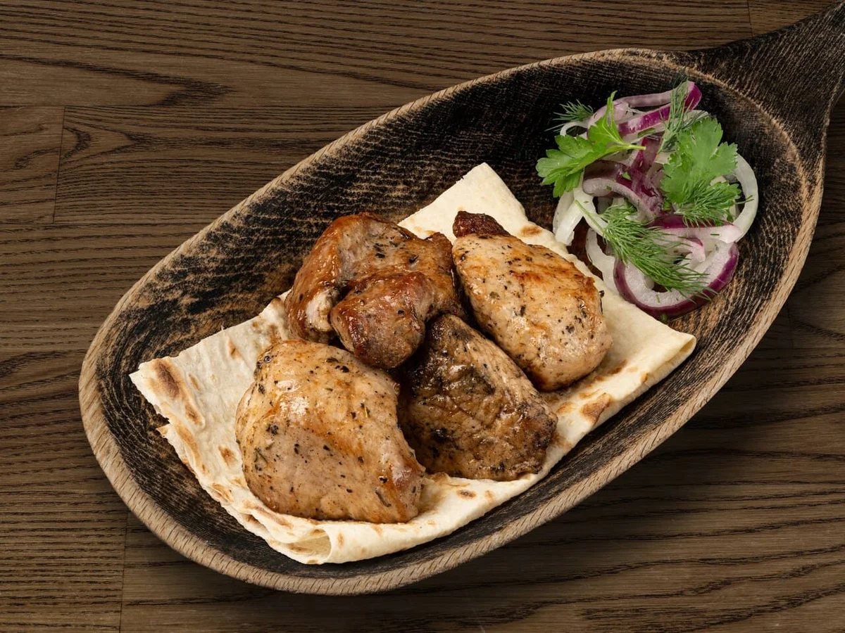 Шашлык из свиной мякоти