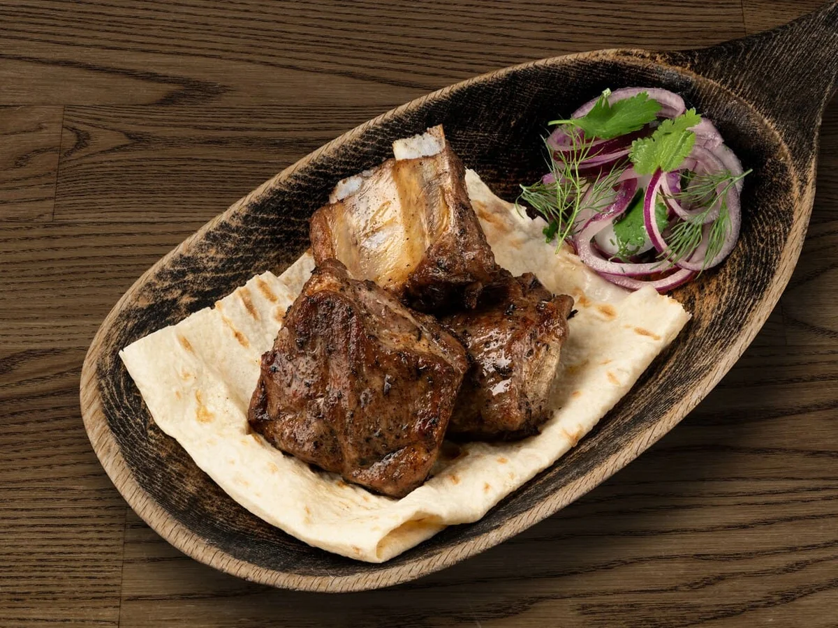 Шашлык из свиных ребер