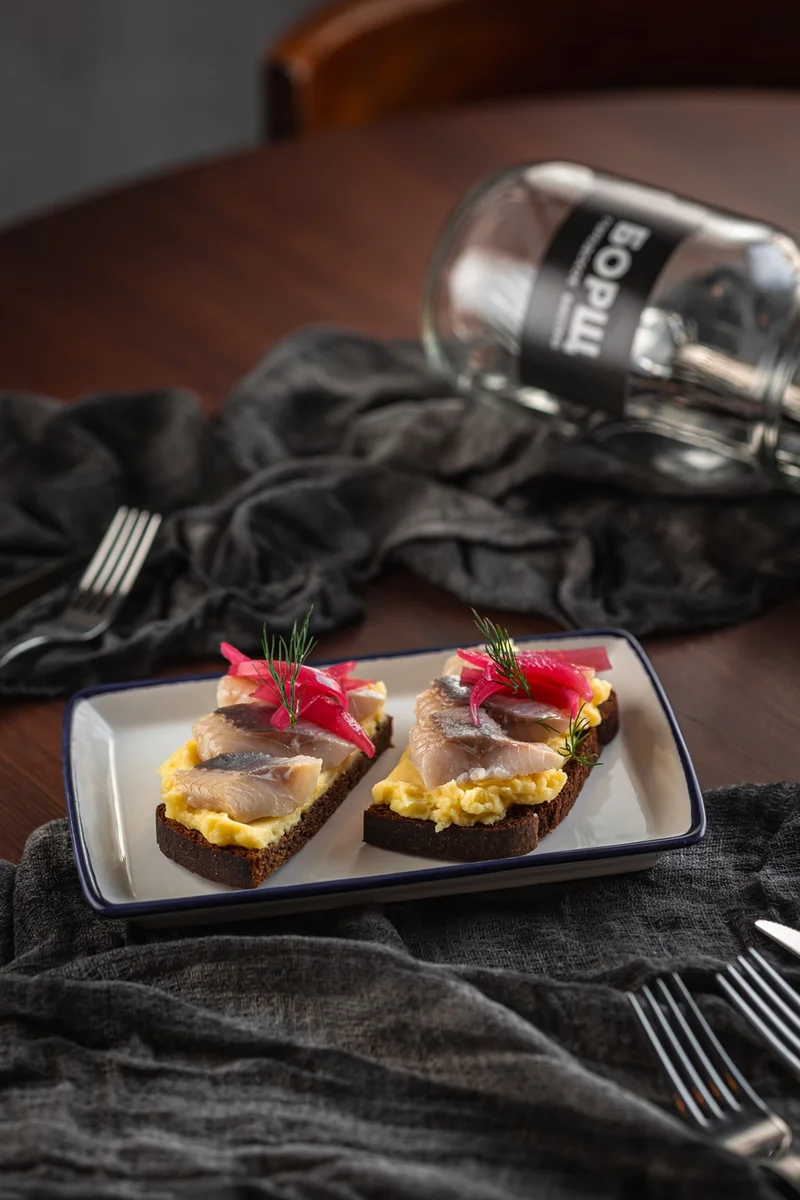 Бутерброд с сельдью