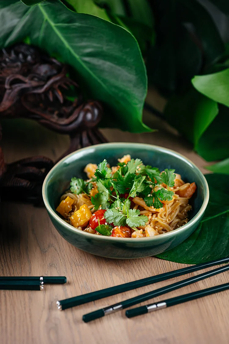 Удон с креветкой