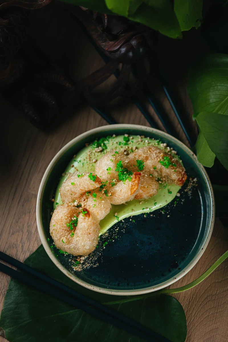 Хрустящие креветки