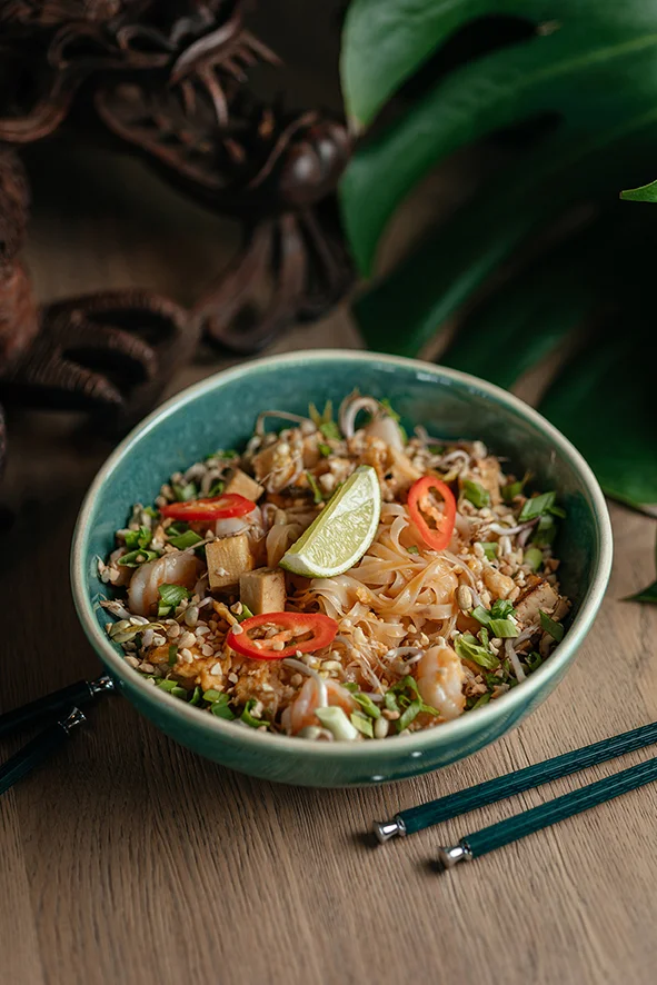 Пад тай с креветками