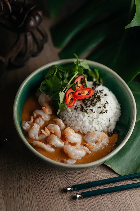Японский карри с креветками