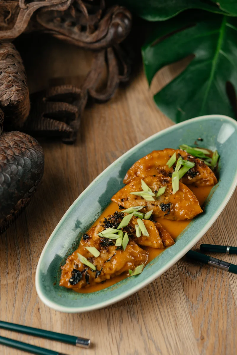 Гёдза с креветками