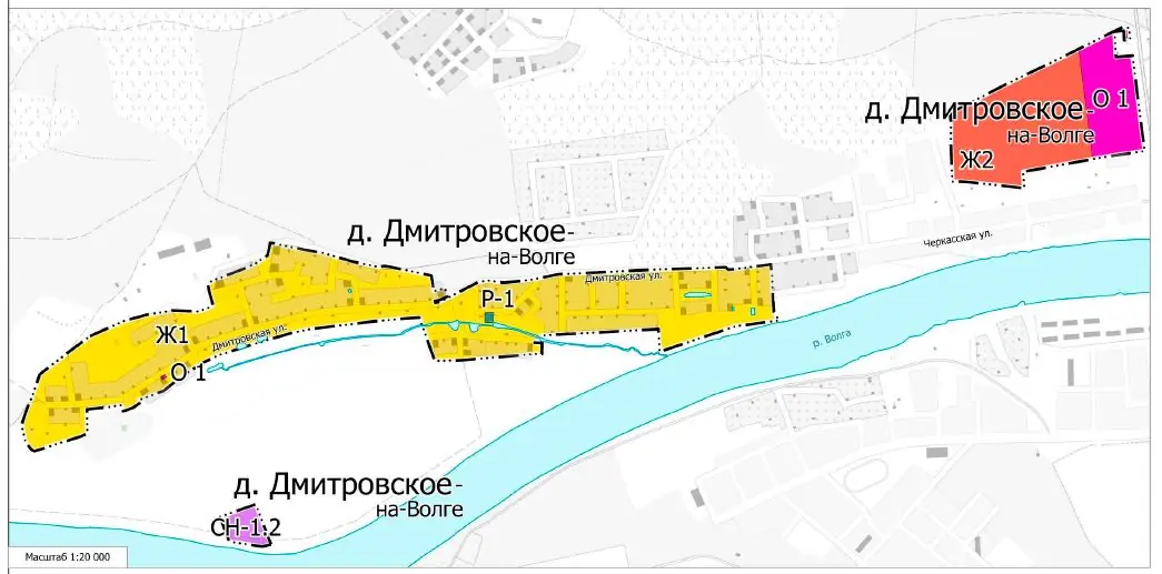 Карта Дмитровское