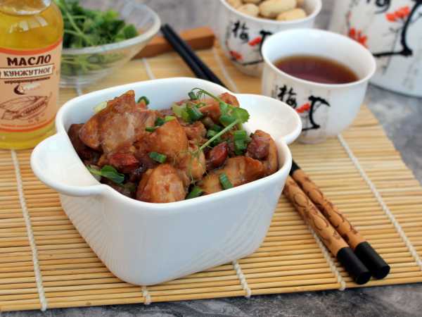 Курица гунбао с арахисом