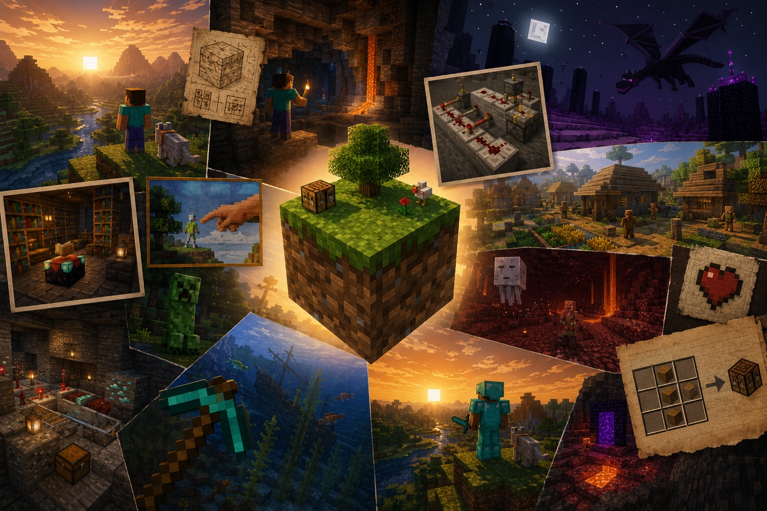 Minecraft. Поле смыслов. Чем нас цепляет мир из кубов?
