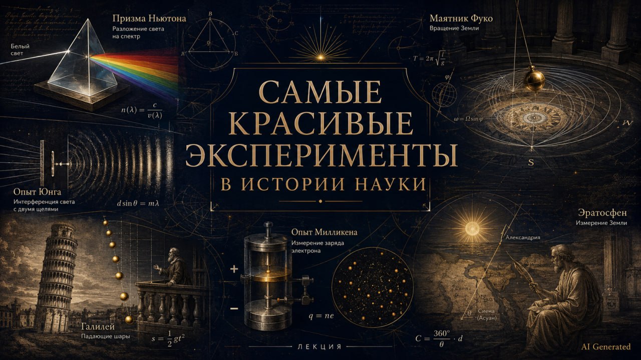Самые красивые эксперименты в истории науки