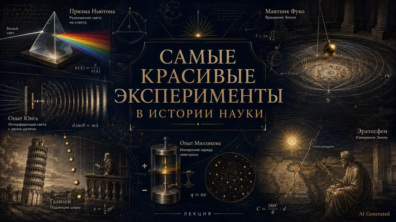 Самые красивые эксперименты в истории науки