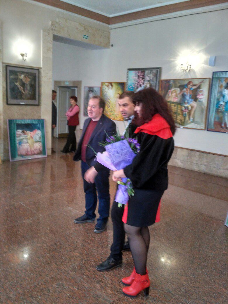 Такого открытия выставки у меня ещё не было