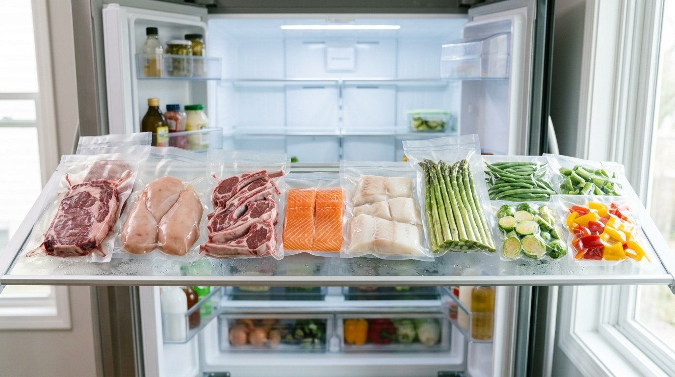 Сколько хранятся продукты в вакууме: таблица по видам