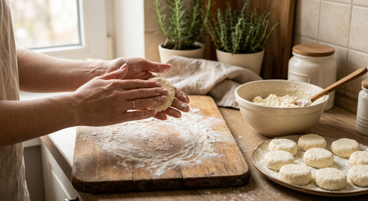 Запечённые сырники с ванилью в режиме Bake — процесс готовки в аэрогриле
