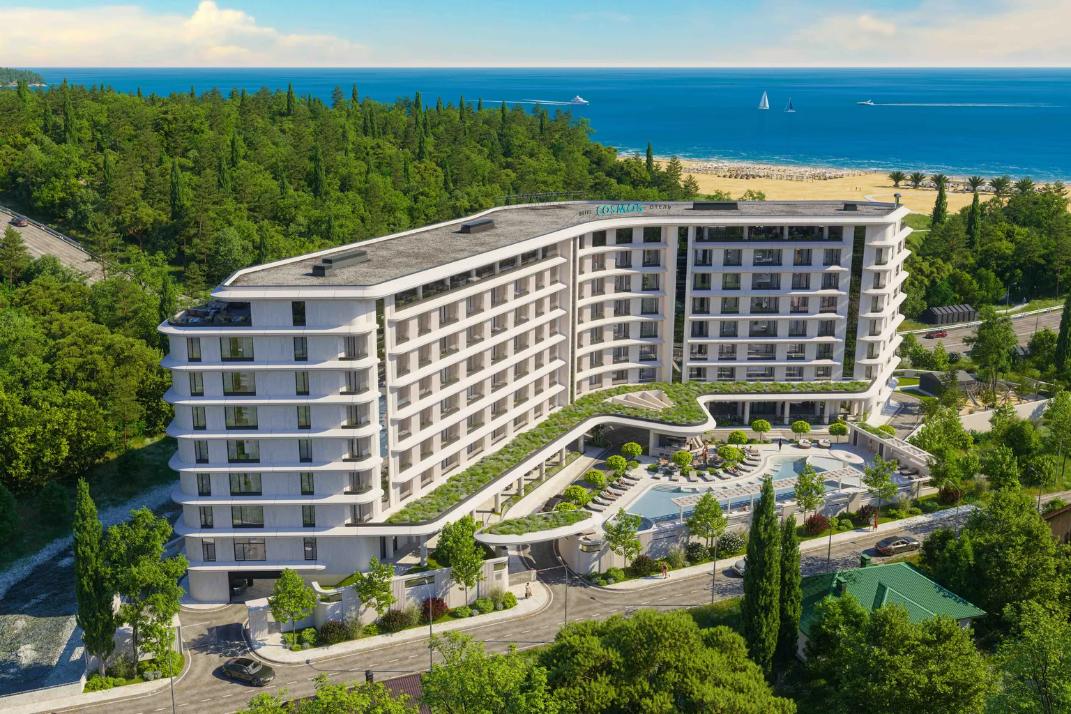 ГК Cosmos Black Sea Riverta Hotel (Космос Блэк Сиа Риверта) — фото ЖК