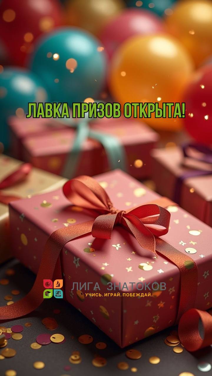 🎁 «Лавка призов» открыта! Победители турнира могут выбрать награды