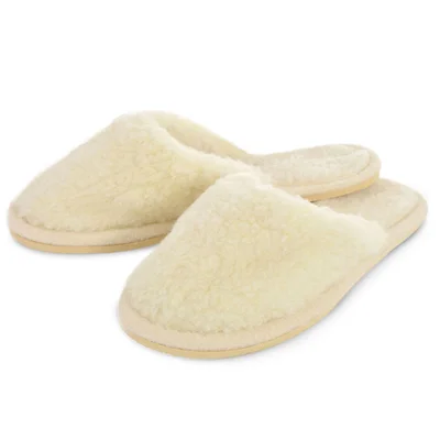 Тапочки из овечьей шерсти