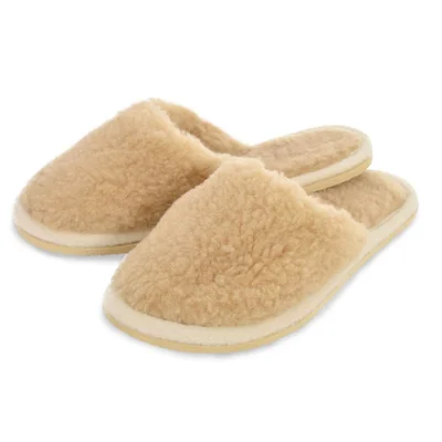 Тапочки из овечьей шерсти