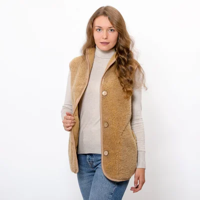 Жилет на пуговицах «Шоколад»