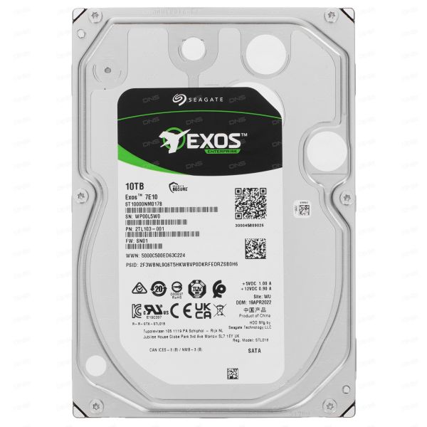 10 TB Seagate Exos 7E10 HDD [ST10000NM017B]