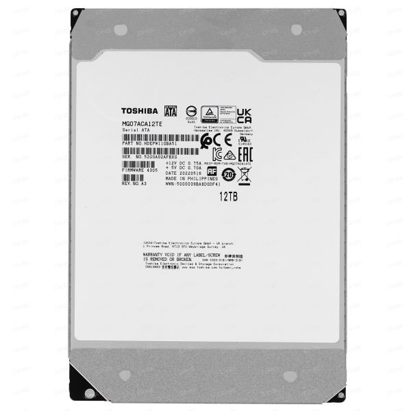 12 TB Hard Drive Toshiba MG07 [MG07ACA12TE]