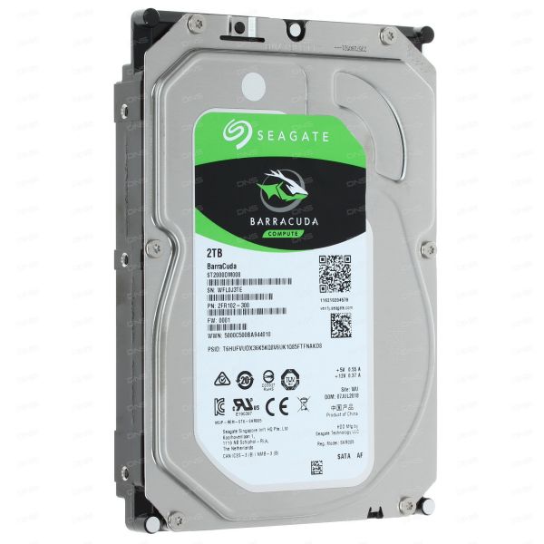 2 TB Seagate BarraCuda Hard Drive [ST2000DM008]