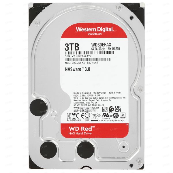 3TB WD Red IntelliPower Hard Drive [WD30EFAX]