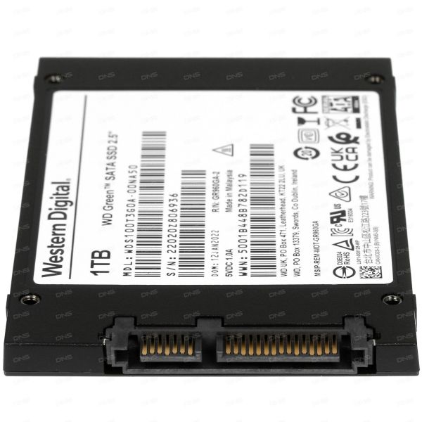 1000 GB 2.5" SATA drive WD Green [WDS100T3G0A]