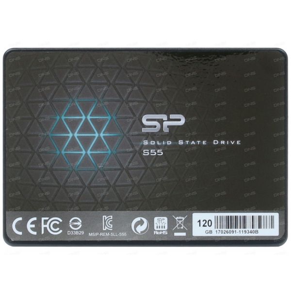 120 GB 2.5" SATA drive Silicon Power Slim S55 [SP120GBSS3S55S25]