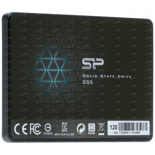 120 GB 2.5" SATA drive Silicon Power Slim S55 [SP120GBSS3S55S25]