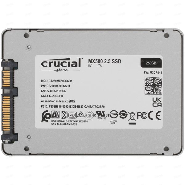 250 GB 2.5" SATA drive Crucial MX500 [CT250MX500SSD1]