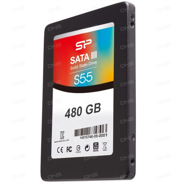 480 GB 2.5" SATA drive Silicon Power Slim S55 [SP480GBSS3S55S25]