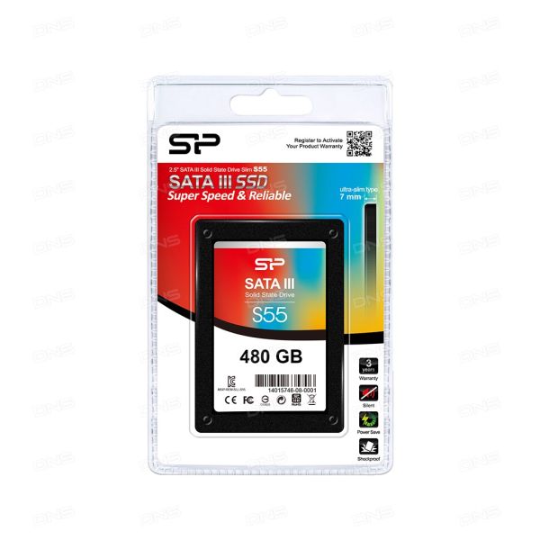 480 GB 2.5" SATA drive Silicon Power Slim S55 [SP480GBSS3S55S25]