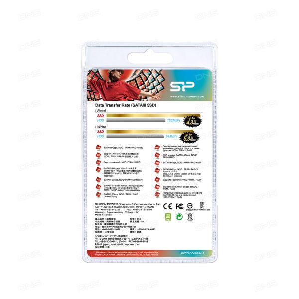 480 GB 2.5" SATA drive Silicon Power Slim S55 [SP480GBSS3S55S25]