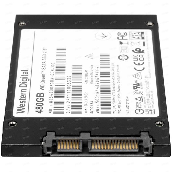 480 GB 2.5" SATA drive WD Green [WDS480G3G0A]