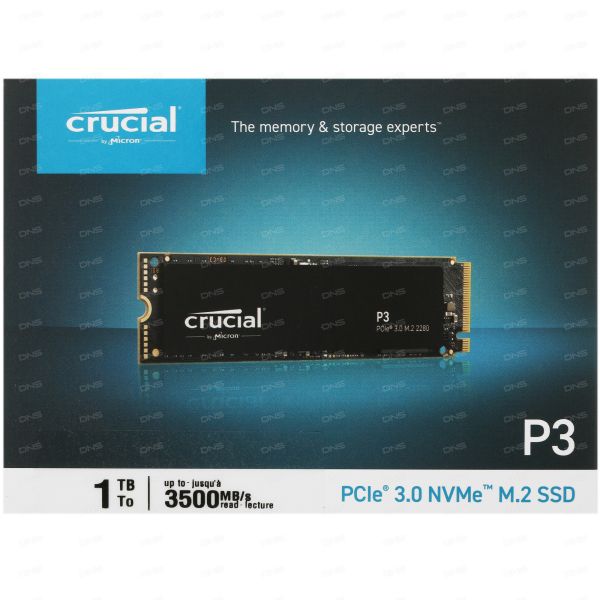 1000 GB SSD M.2 drive Crucial P3 [CT1000P3SSD8]