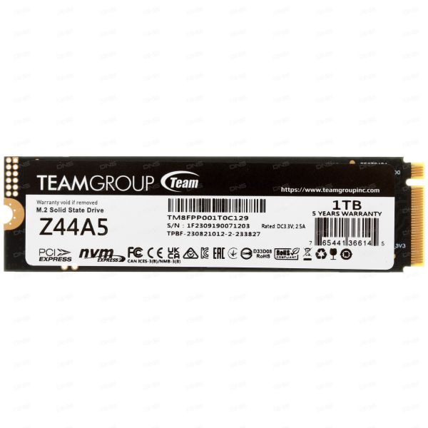 1000 GB SSD M.2 drive Team Group Z44A5 [TM8FPP001T0C129]