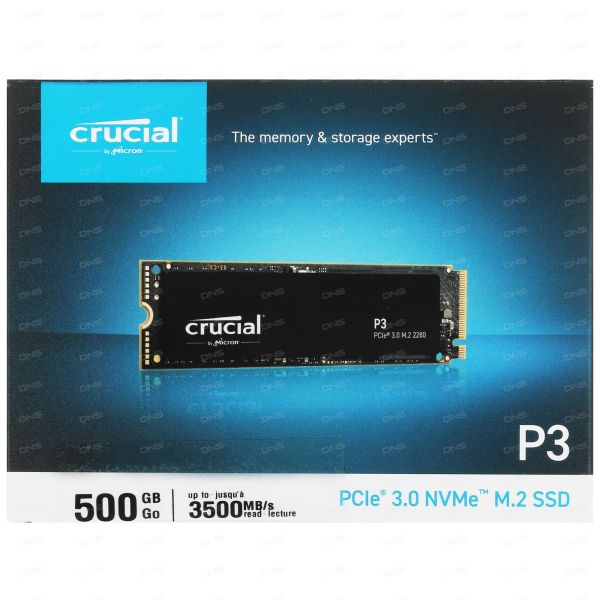 500 GB SSD M.2 drive Crucial P3 [CT500P3SSD8]