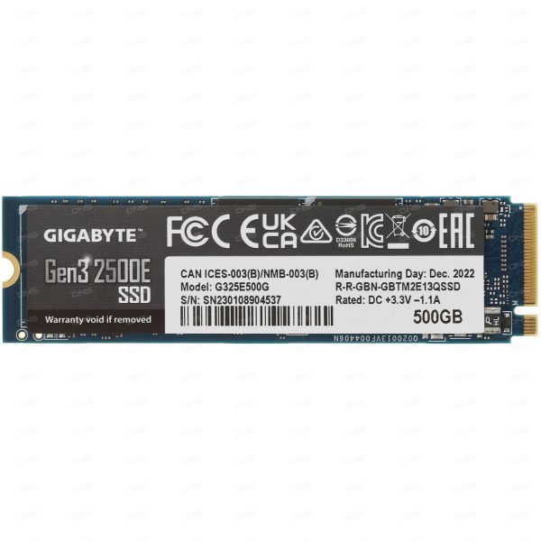 500 GB SSD M.2 drive GIGABYTE AORUS Gen3 2500E [G325E500G]