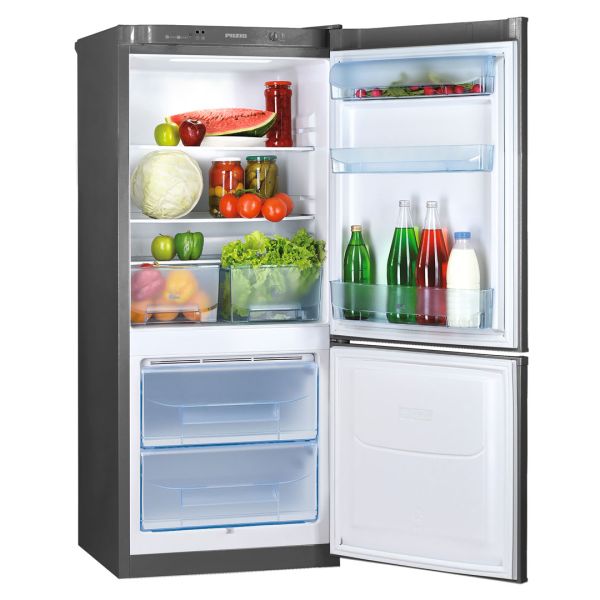 Refrigerator with freezer Pozis RK-101 gray