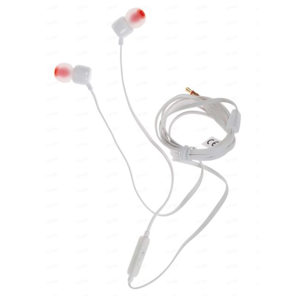 Wired headphones JBL T110 white